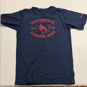 Performance Fishing Gear Kids Navy T-Shirt